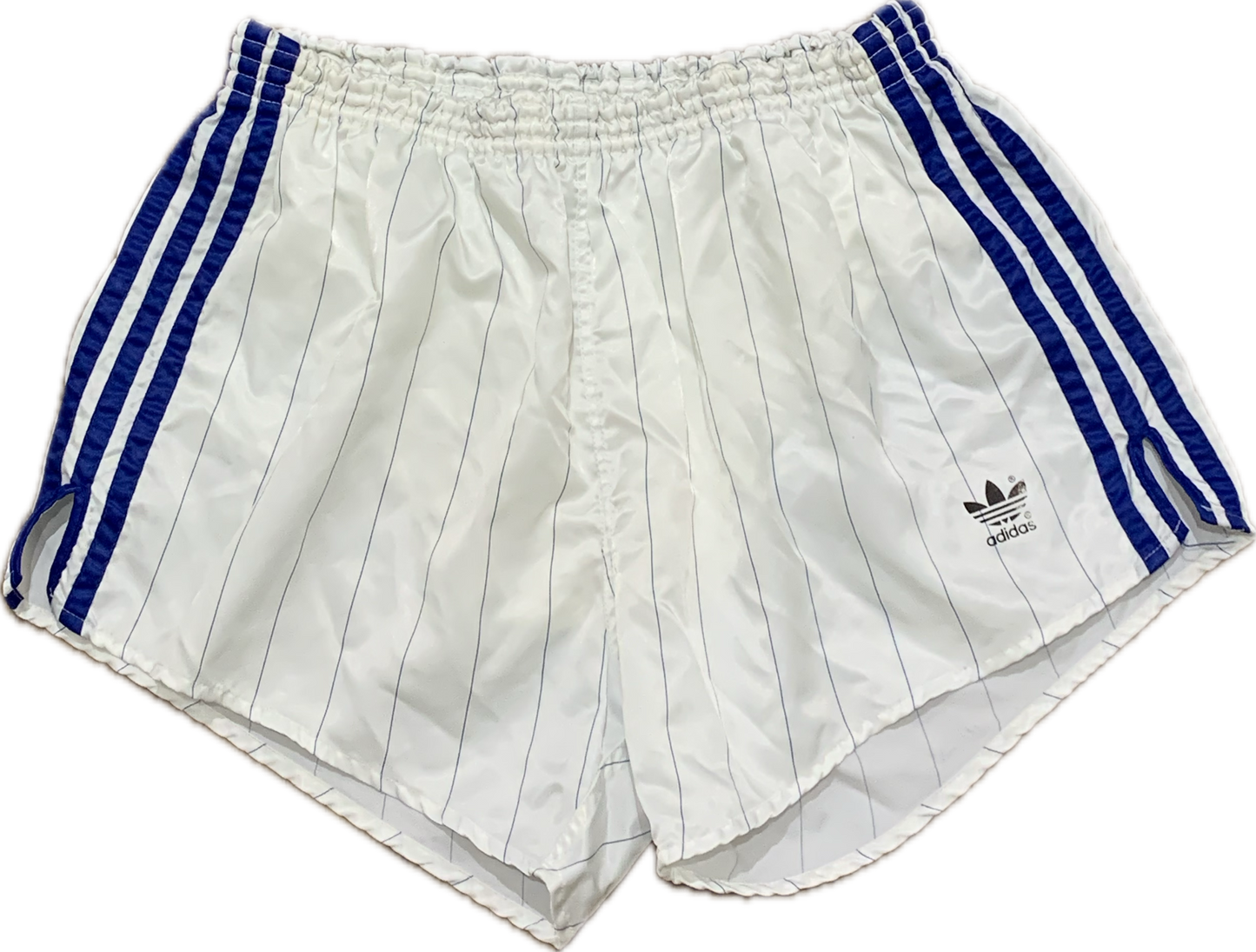 Adidas satin Football shorts white XL - "Made in West Germany" Rare