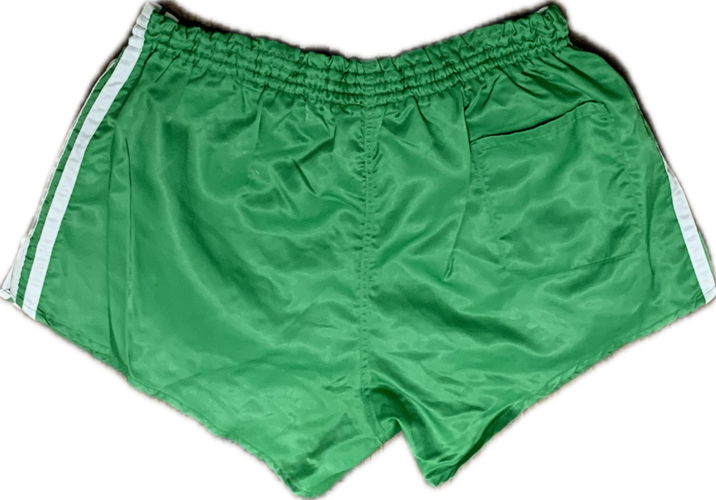 Adidas Satin-Fußball-Shorts grün M