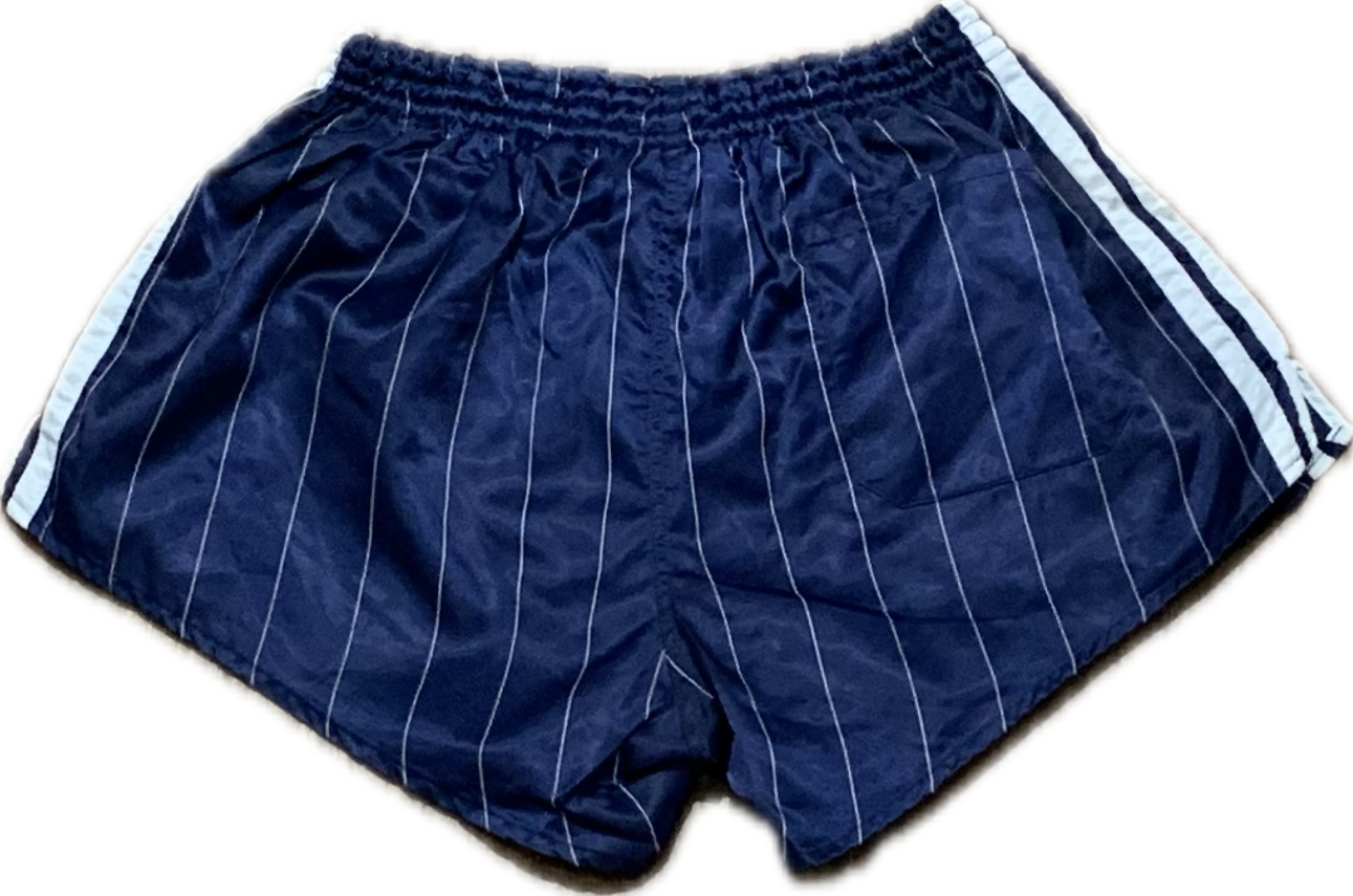 Adidas Satin Fußballshorts blau M