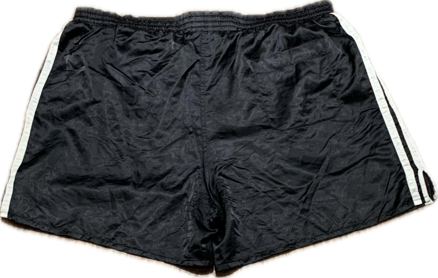 Adidas Satin-Fußballshorts schwarz, Größe L