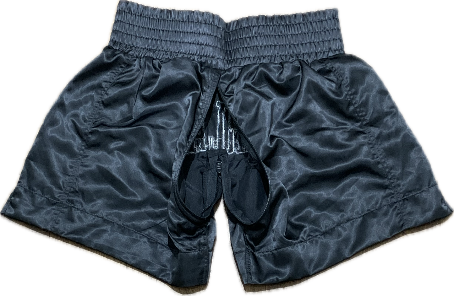 Adidas Satin-Fußballshorts schwarz, Größe L