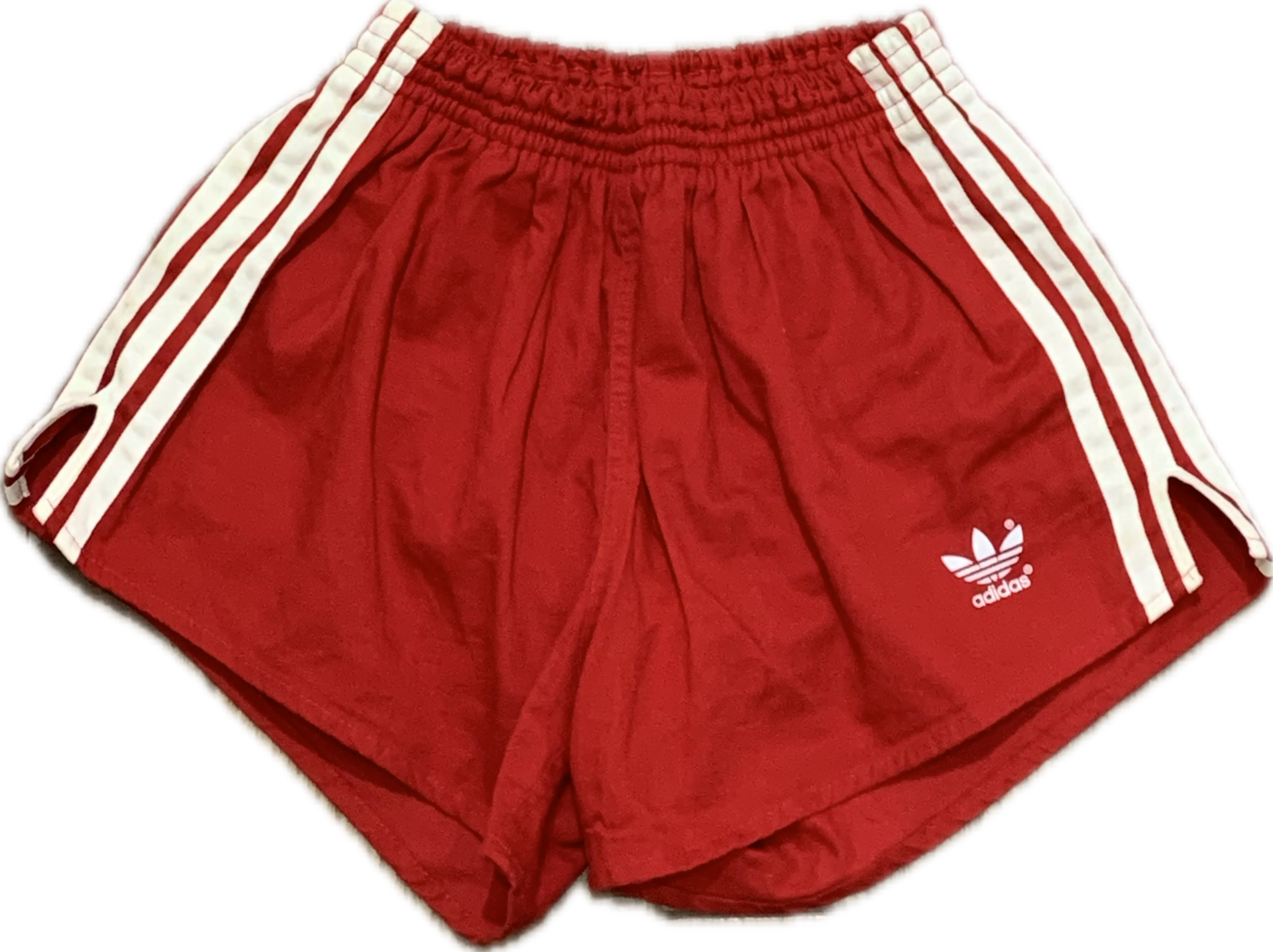 Adidas Satin Fußball rote Shorts Medium