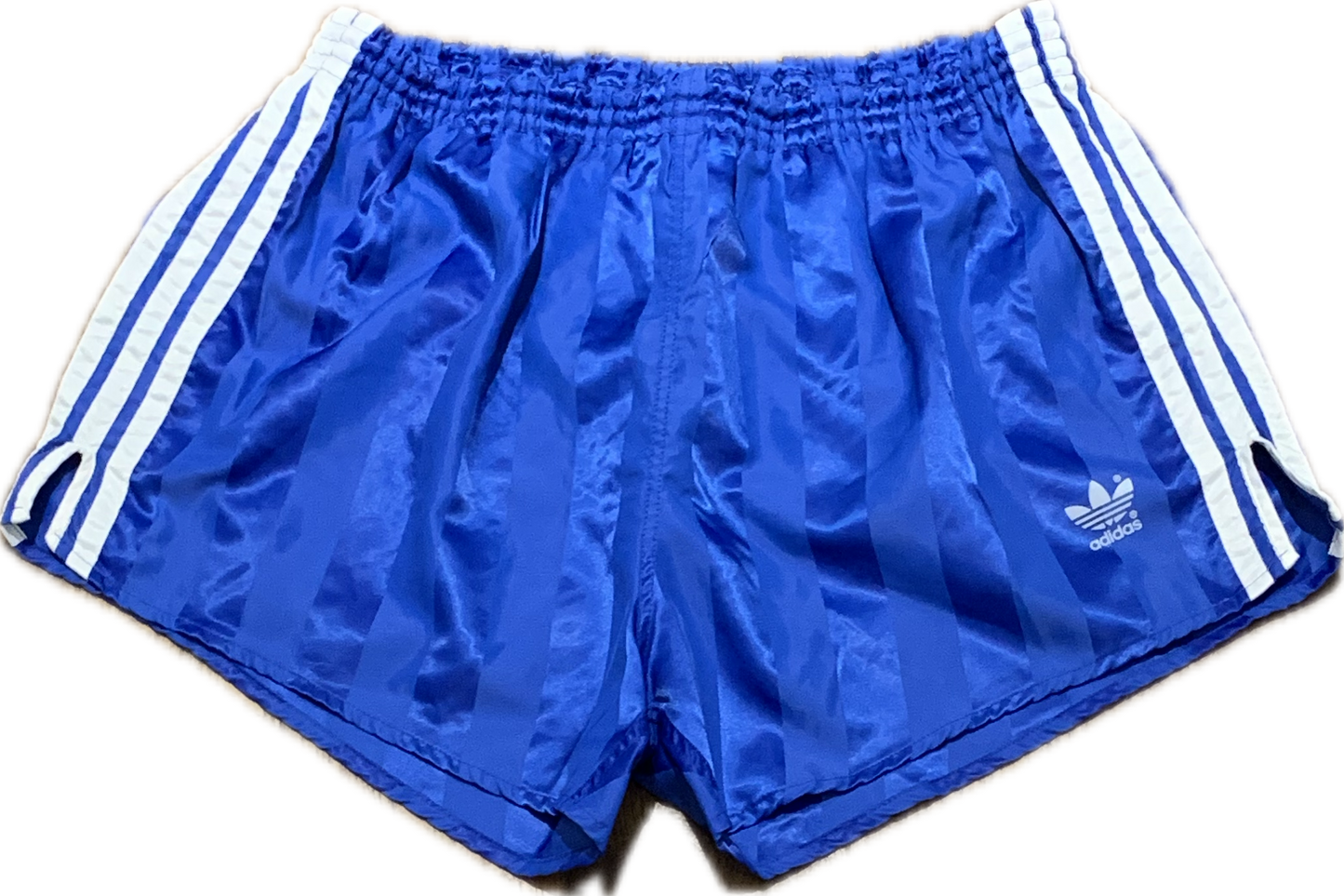 Adidas Satin Fußballshorts blau M