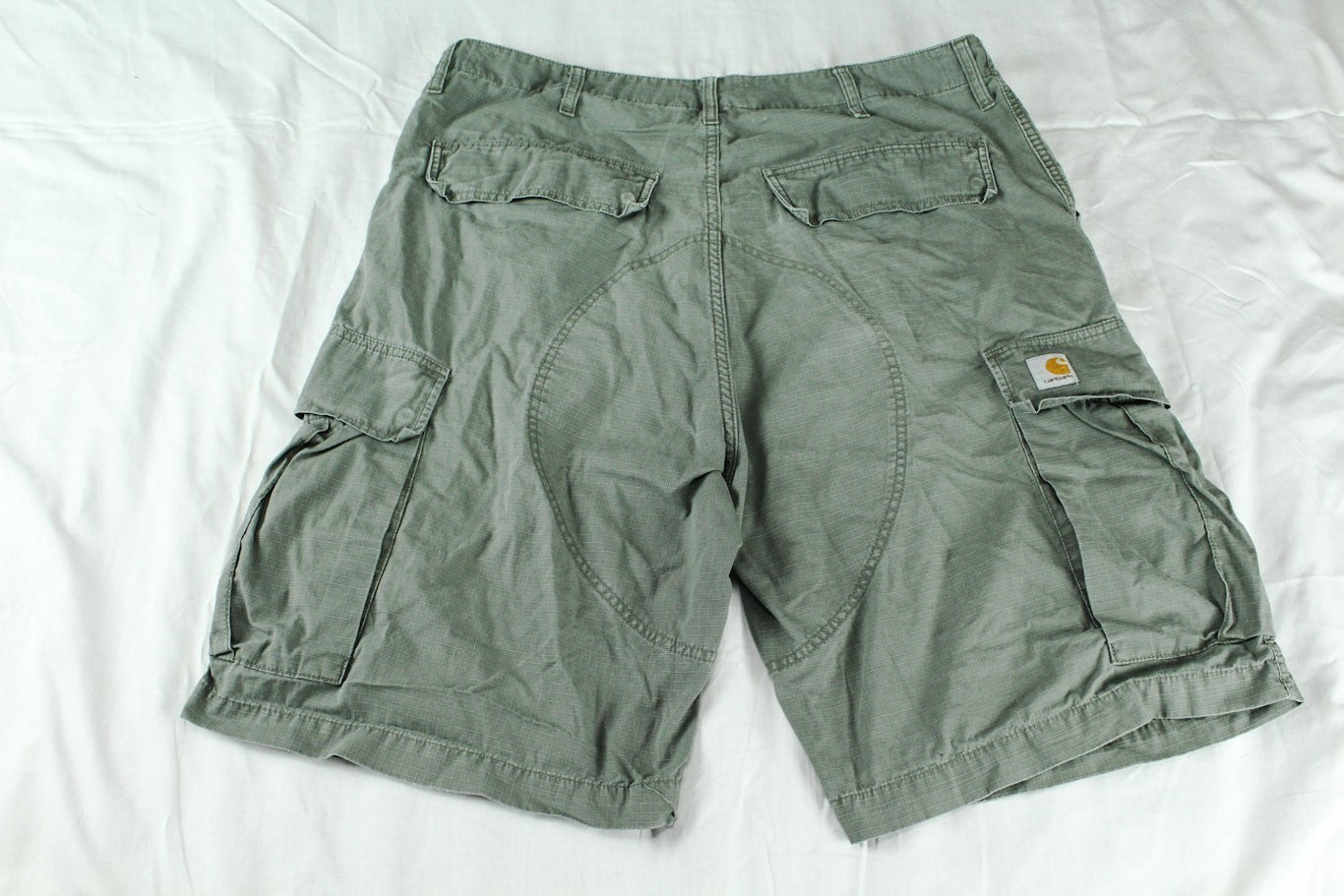 Carhartt Knieshort grau - ''Cargo Bermuda'' Bundweite 26''