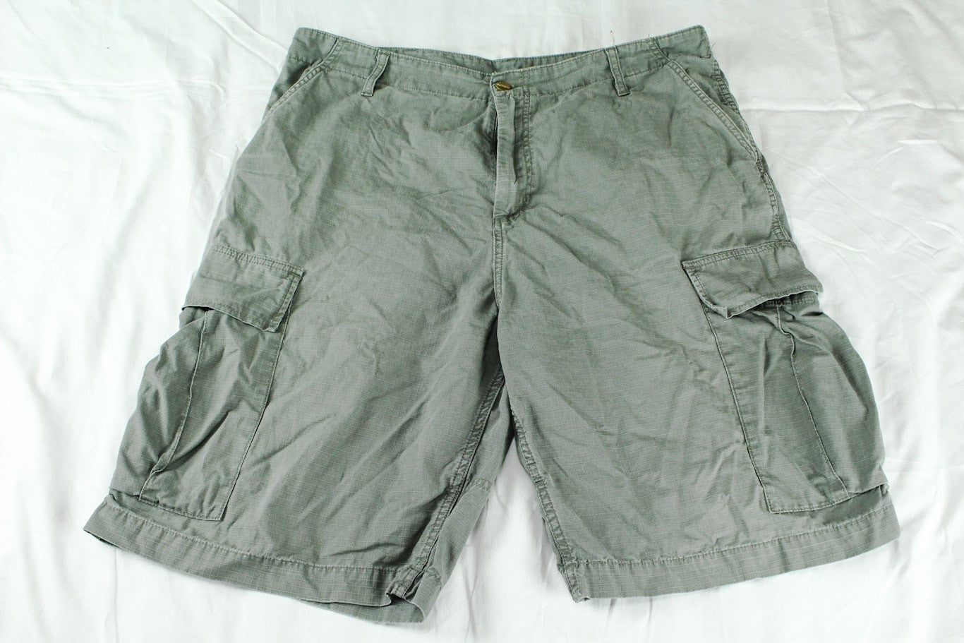 Carhartt Knieshort grau - ''Cargo Bermuda'' Bundweite 26''