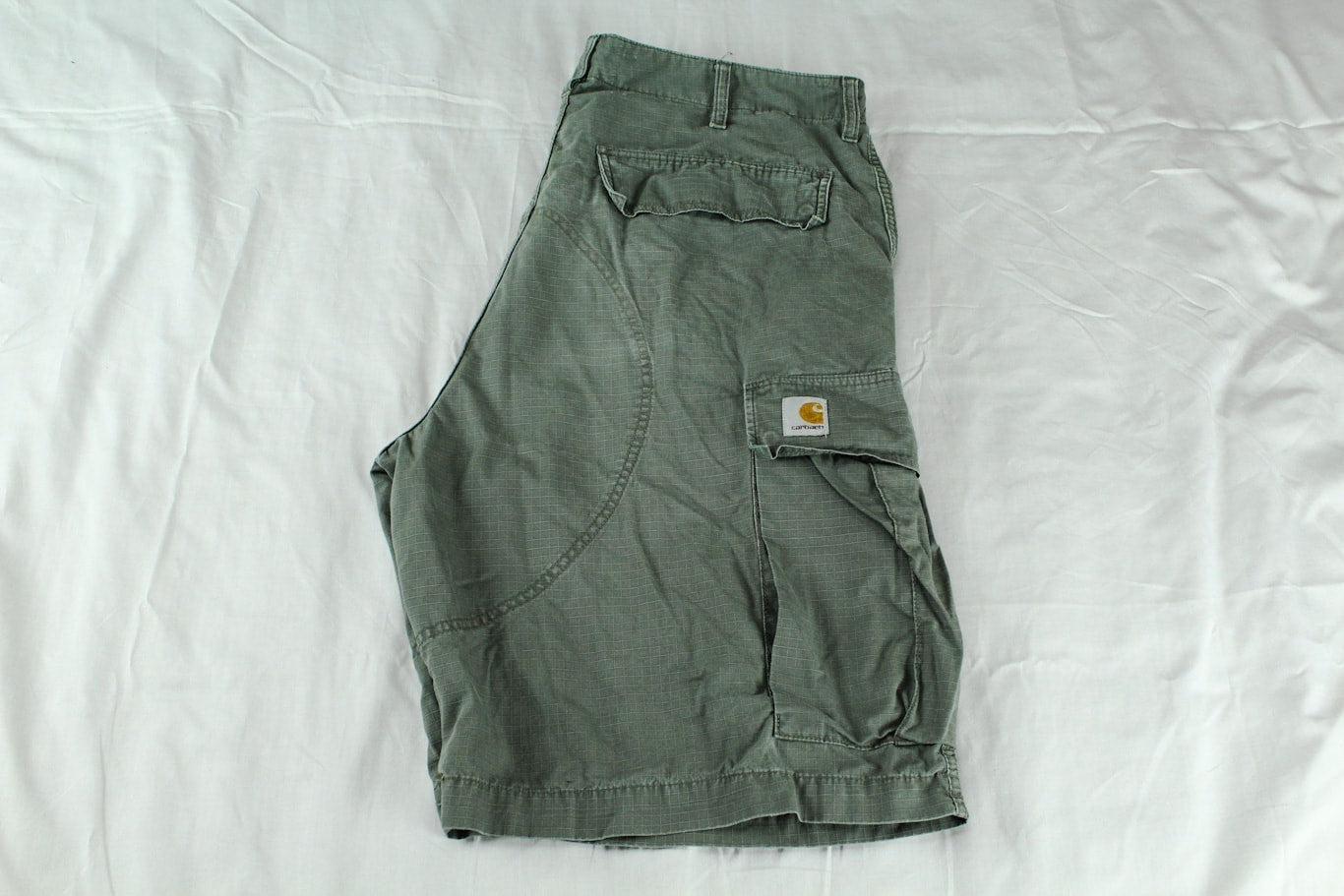 Carhartt Knieshort grau - ''Cargo Bermuda'' Bundweite 26''