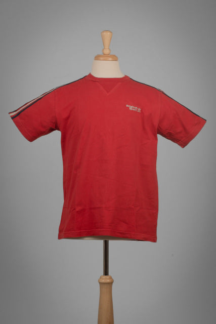 🔥 Vintage Adidas T-Shirt rot Medium 