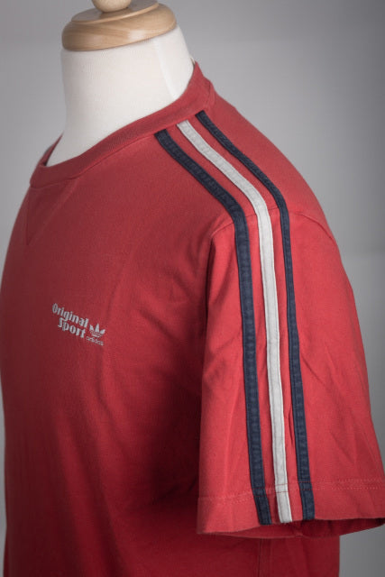 🔥 Vintage Adidas T-Shirt rot Medium 