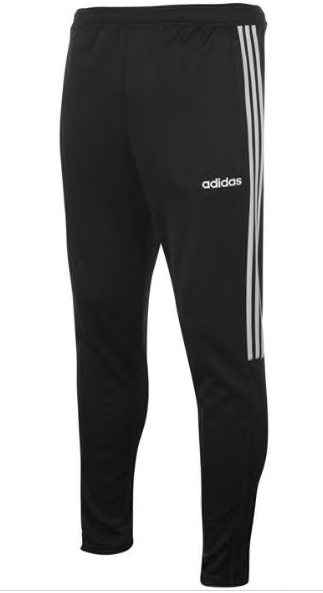 Adidas Trainingshose Sereno mit Streifen an der Unterseite Schwarz Bleachers and Co