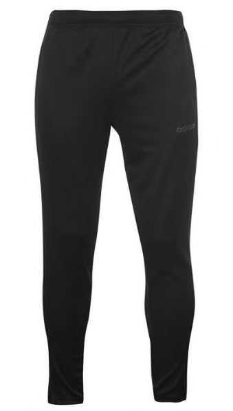 Adidas track suit bottoms Sereno Black with back full zip Bleachers and Co