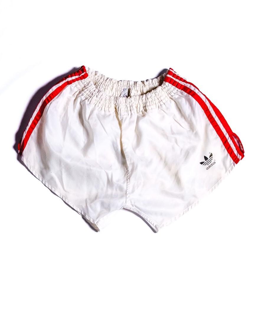 🔥 Adidas Satin Fußballshorts weiß Medium