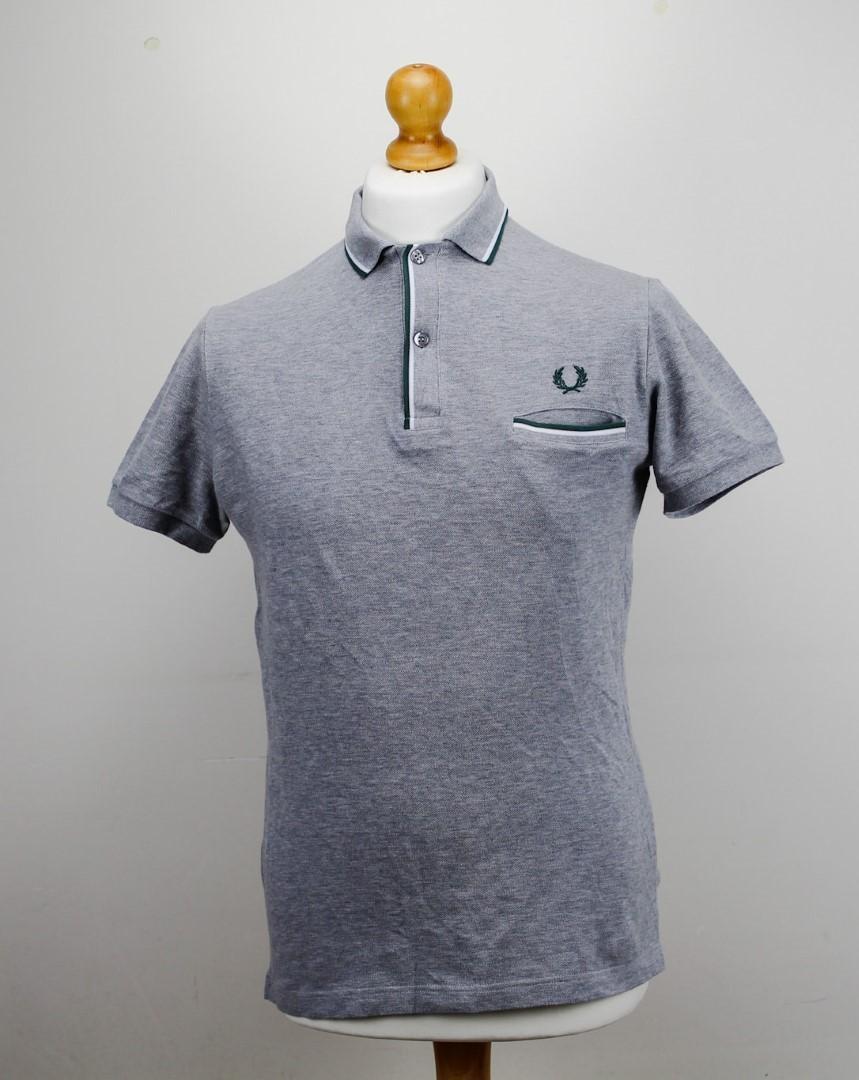 Fred Perry polo rétro gris Medium