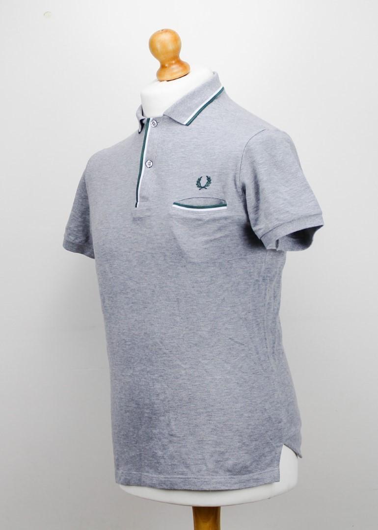 Fred Perry polo rétro gris Medium