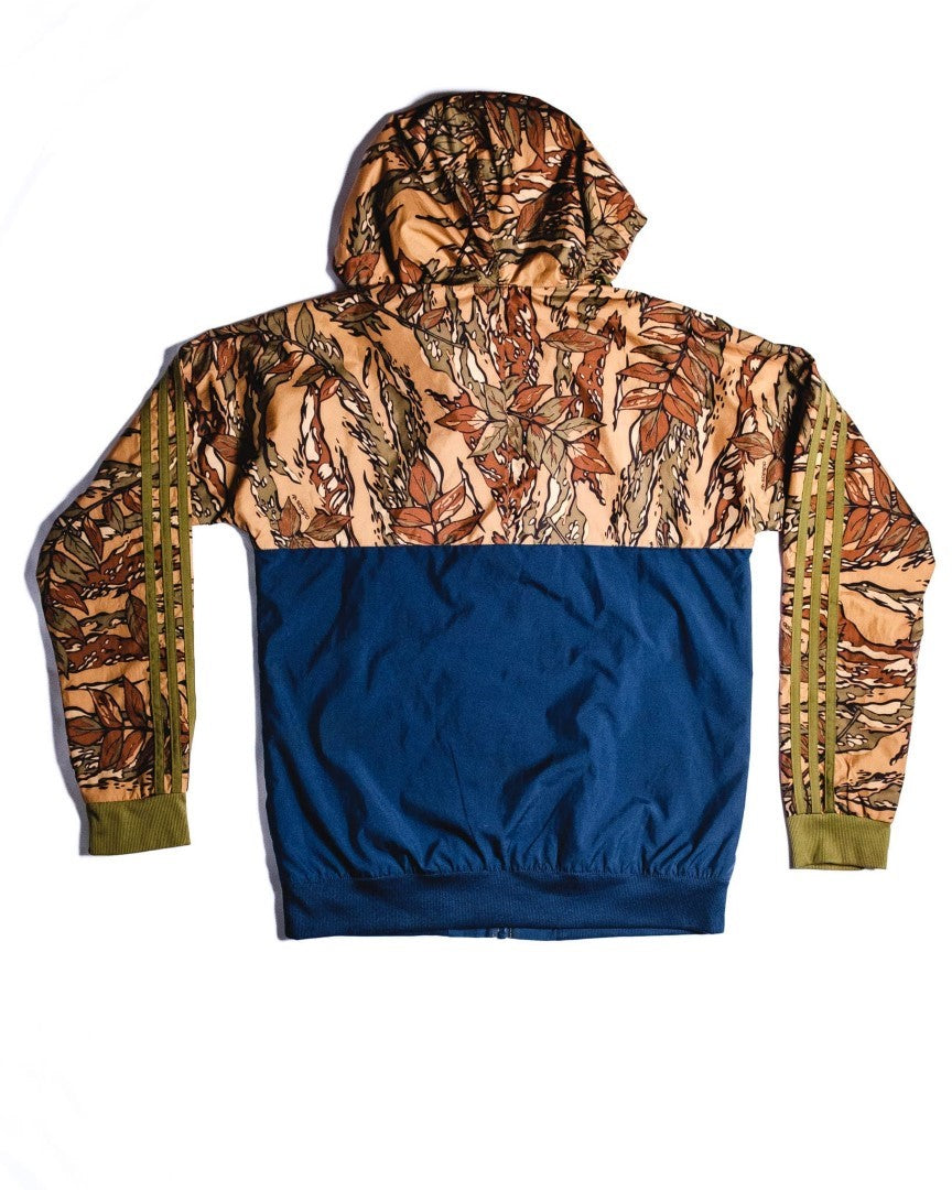 🔥 Adidas Windjacke mit Kapuze Blau und Camouflage Medium