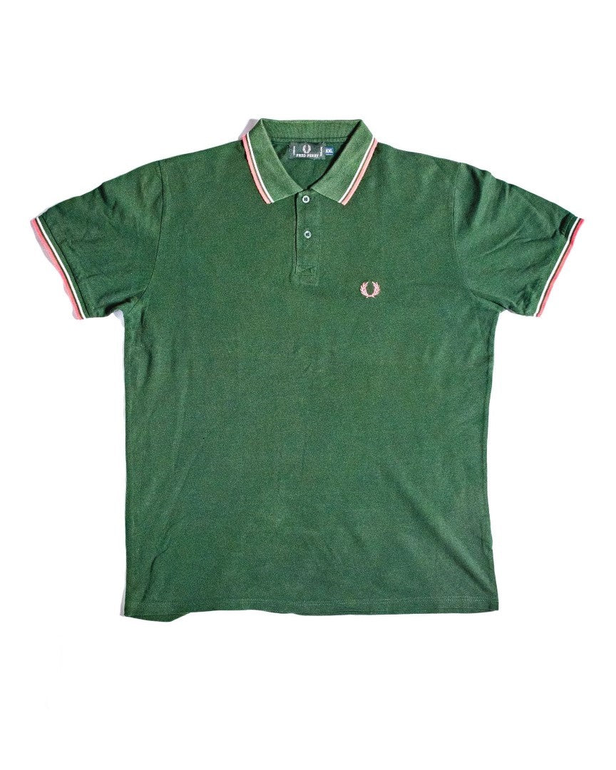 🔥 Fred Perry Poloshirt grün XXL (Groß)