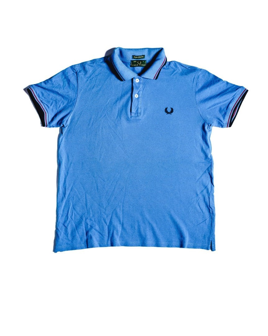 🔥 Polo Fred Perry "Super slim fit" bleu L